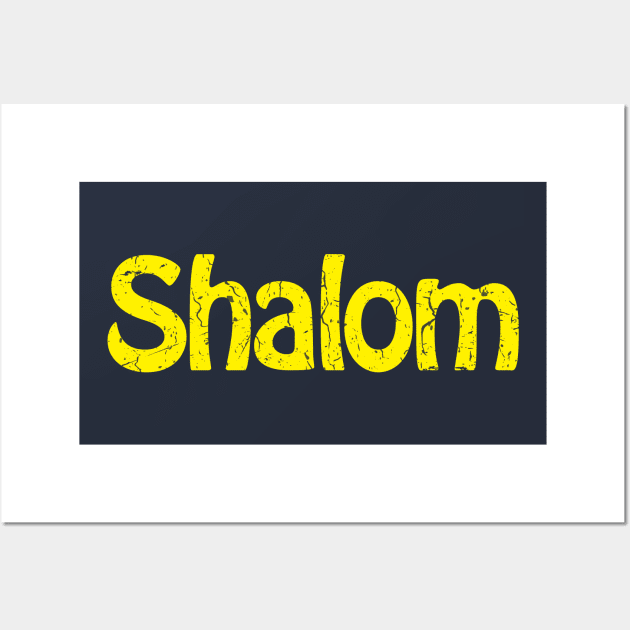 Shalom Wall Art by TheAllGoodCompany